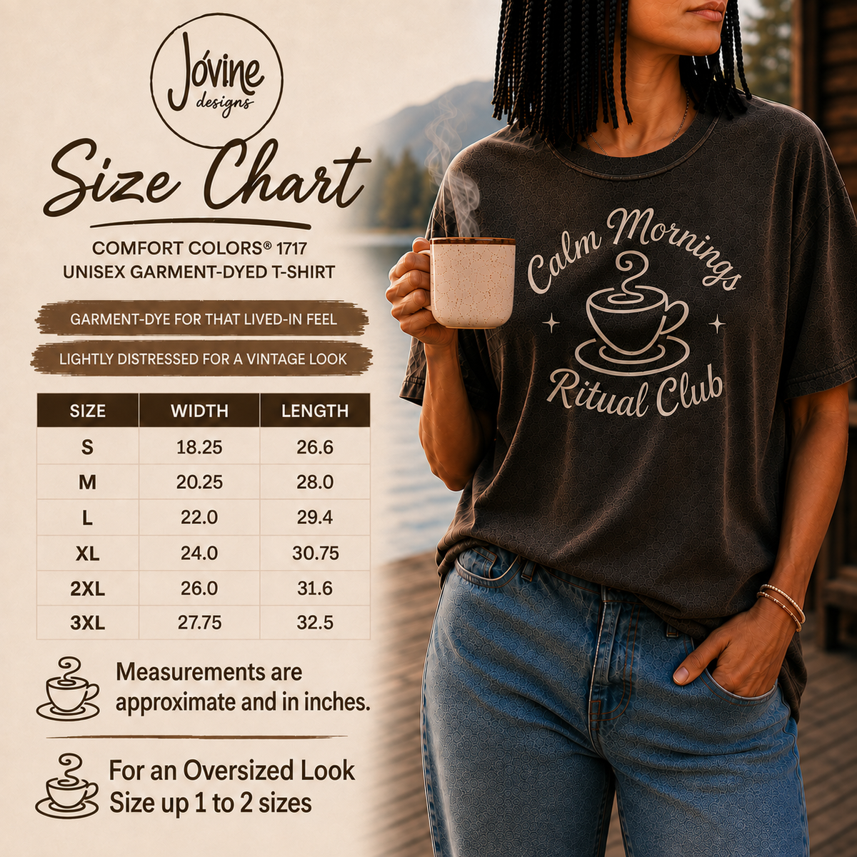 Slow Mornings Better Days Shirt – Cozy Coffee Tee