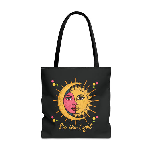 Sun and the Moon " Be the light" Tote Bag