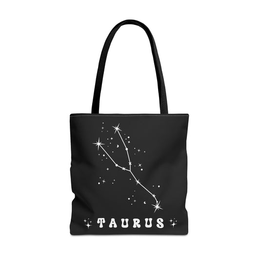 "Taurus Constellation" Zodiac/ Astrology Tote Bag