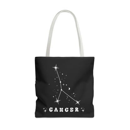 "Cancer Constellation" Zodiac tote Bag