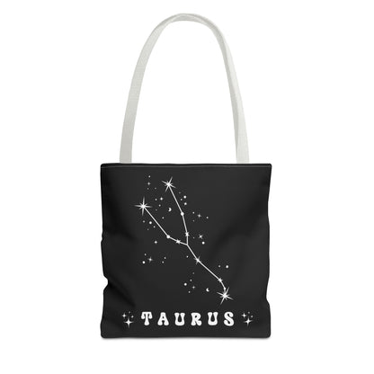 "Taurus Constellation" Zodiac/ Astrology Tote Bag