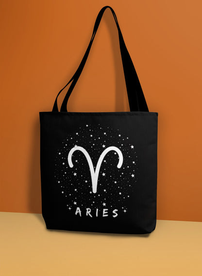 Aries Tote Bag:  "The Ram-pant Go-Getter"