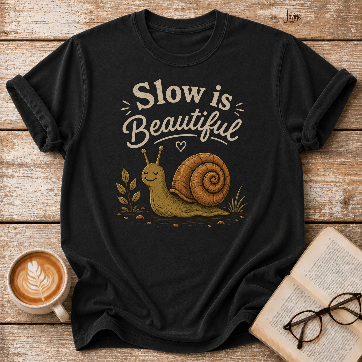 Slow Is Beautiful Vintage T-Shirt | Slow Living Tee | Cozy Nature Shirt