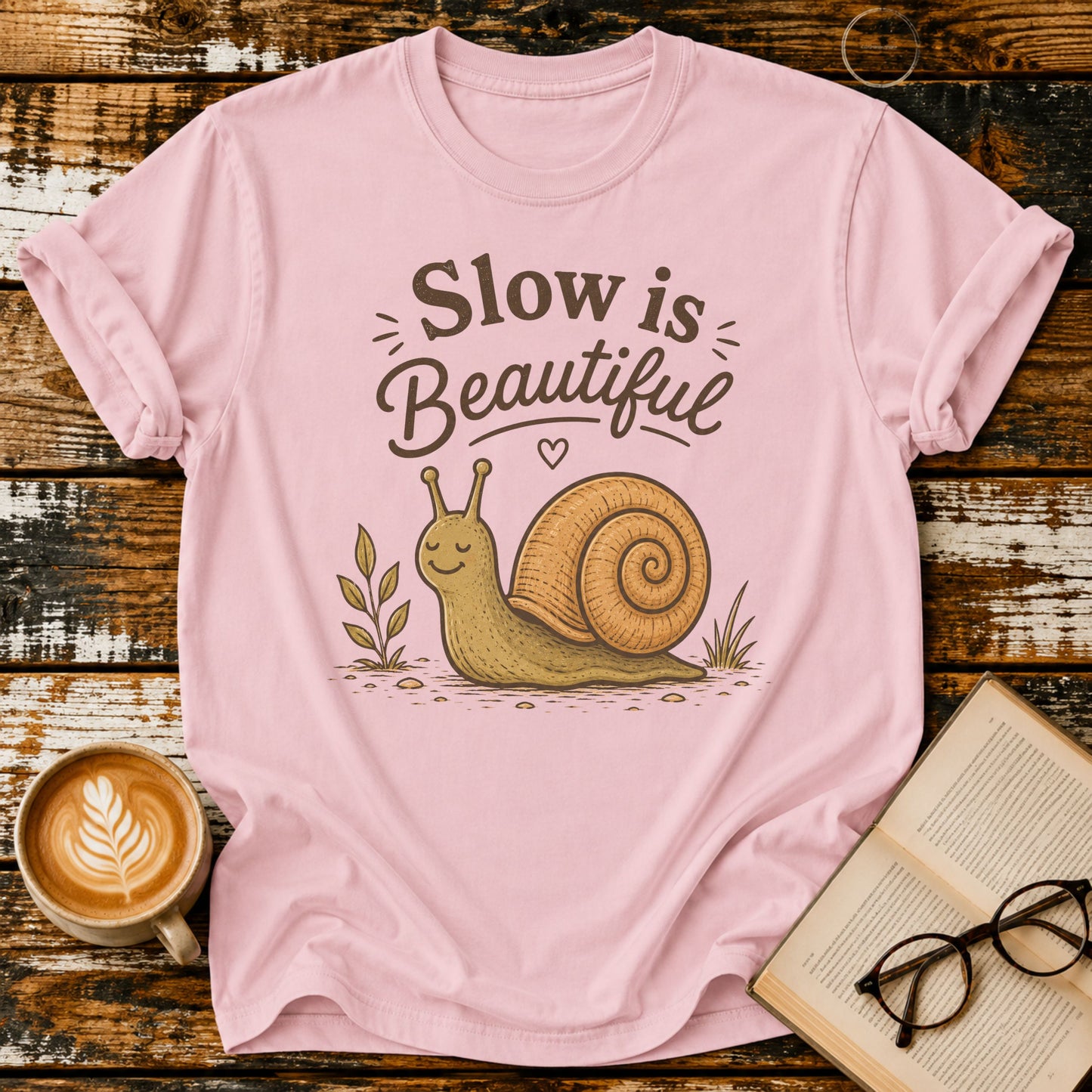 Slow Is Beautiful Vintage T-Shirt | Slow Living Tee | Cozy Nature Shirt