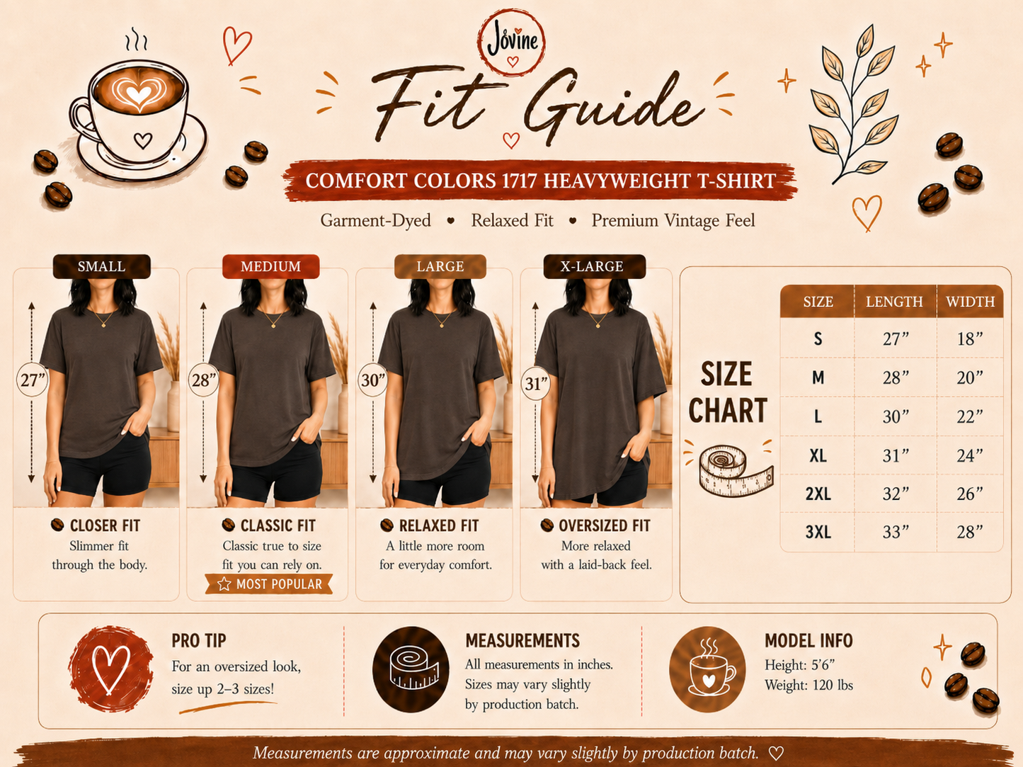 Slow Mornings Society Comfort Colors® T-Shirt – Vintage Coffee Lover Tee