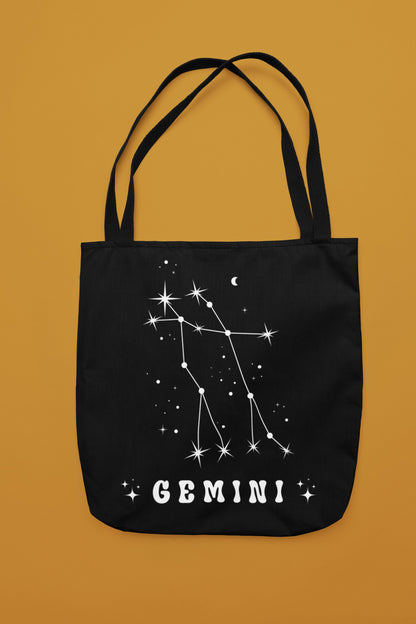 "Gemini Constellation" Zodiac/ Astrology Tote Bag