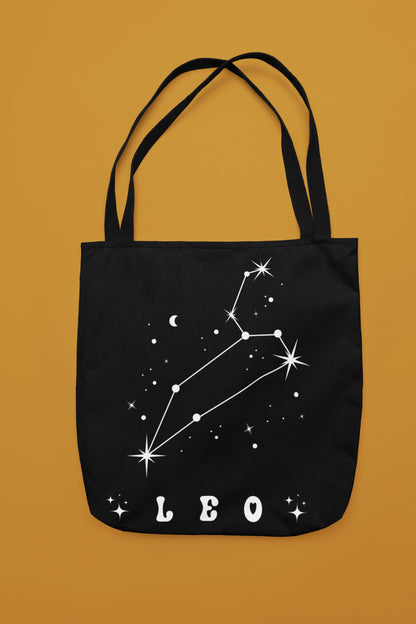 " Leo Constellation" Zodiac/ Astrology Tote Bag