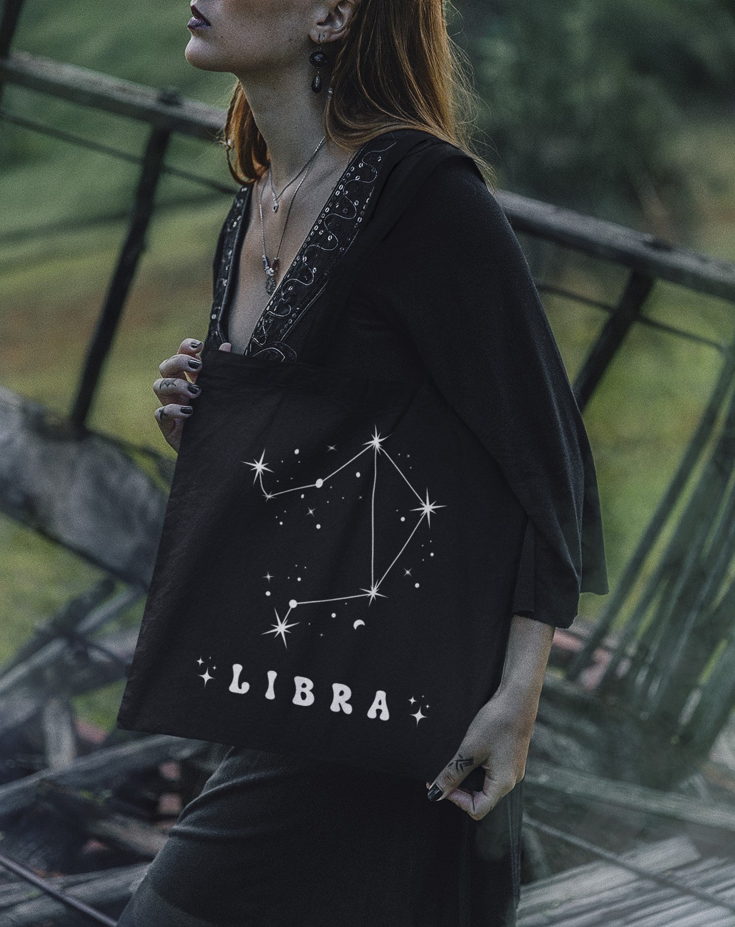 " Libra  Constellation" Zodiac/ Astrology Tote Bag