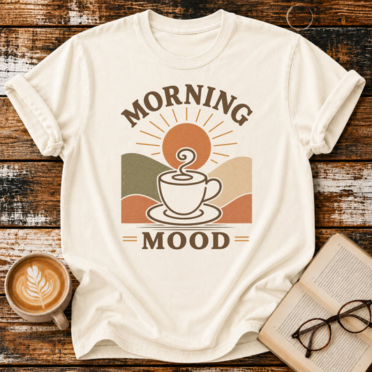 Morning Mood Vintage T-Shirt | Coffee Lover Tee | Slow Living Shirt