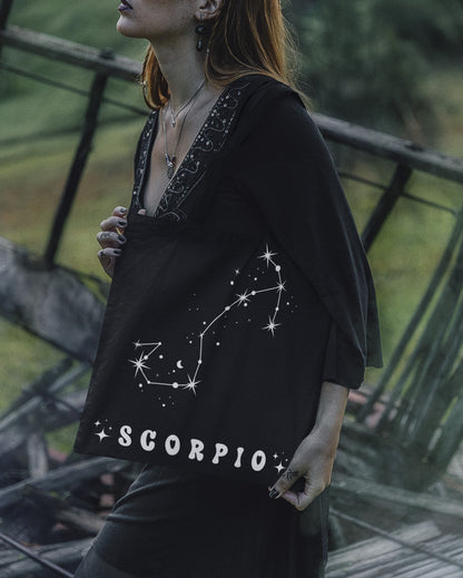 " Scorpio Constellation" Zodiac/ Astrology Tote Bag