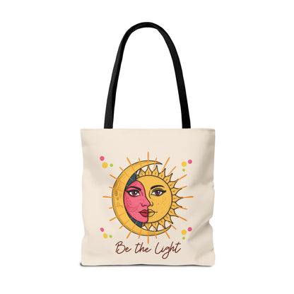 Sun and the Moon " Be the light" Tote Bag