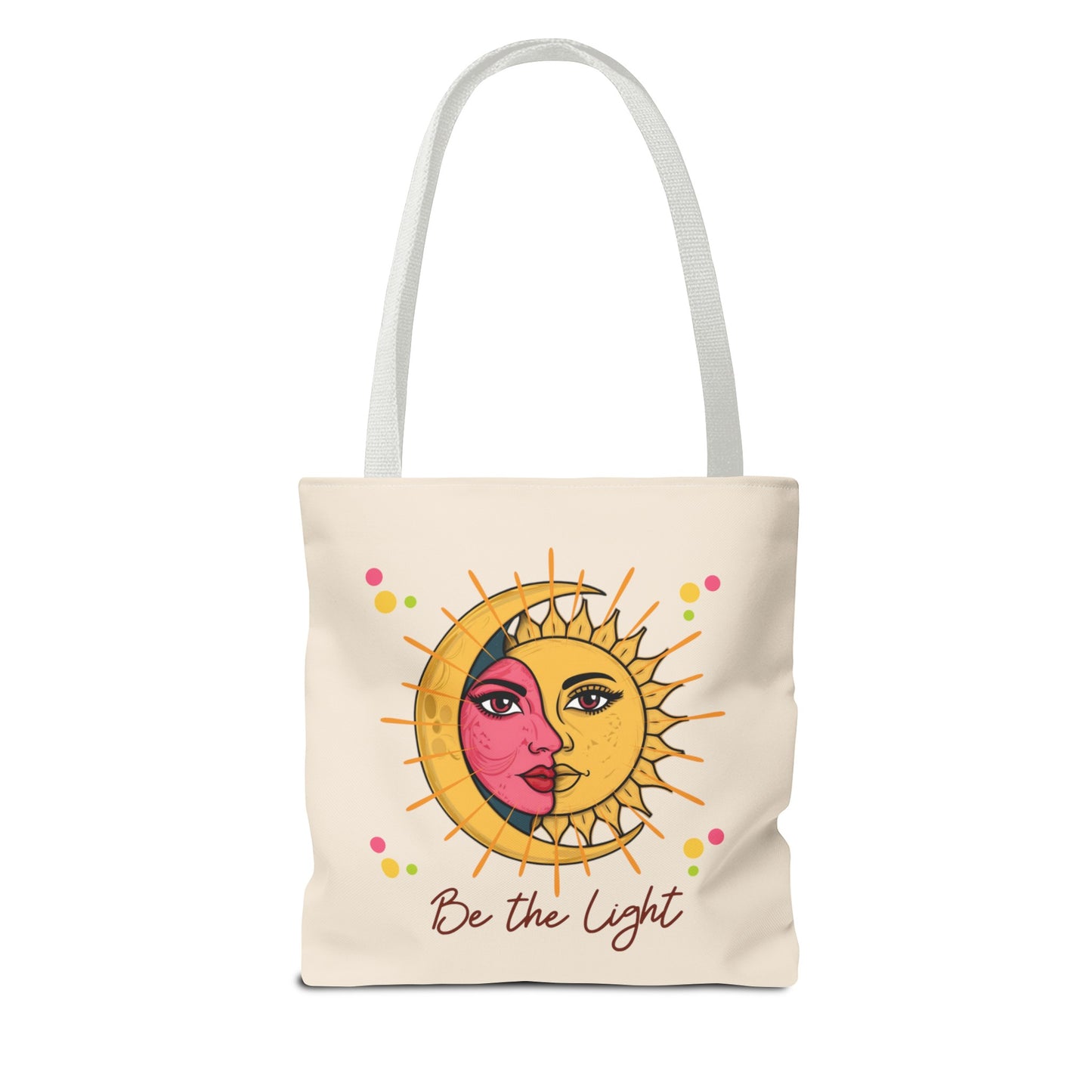 Sun and the Moon " Be the light" Tote Bag